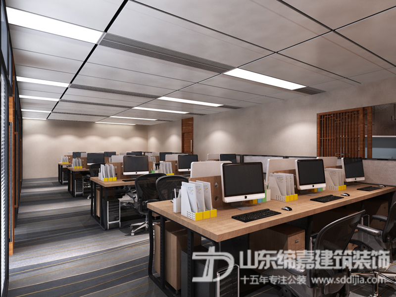 濟南辦公室裝修的實用隔斷方法，如何有效利用空間